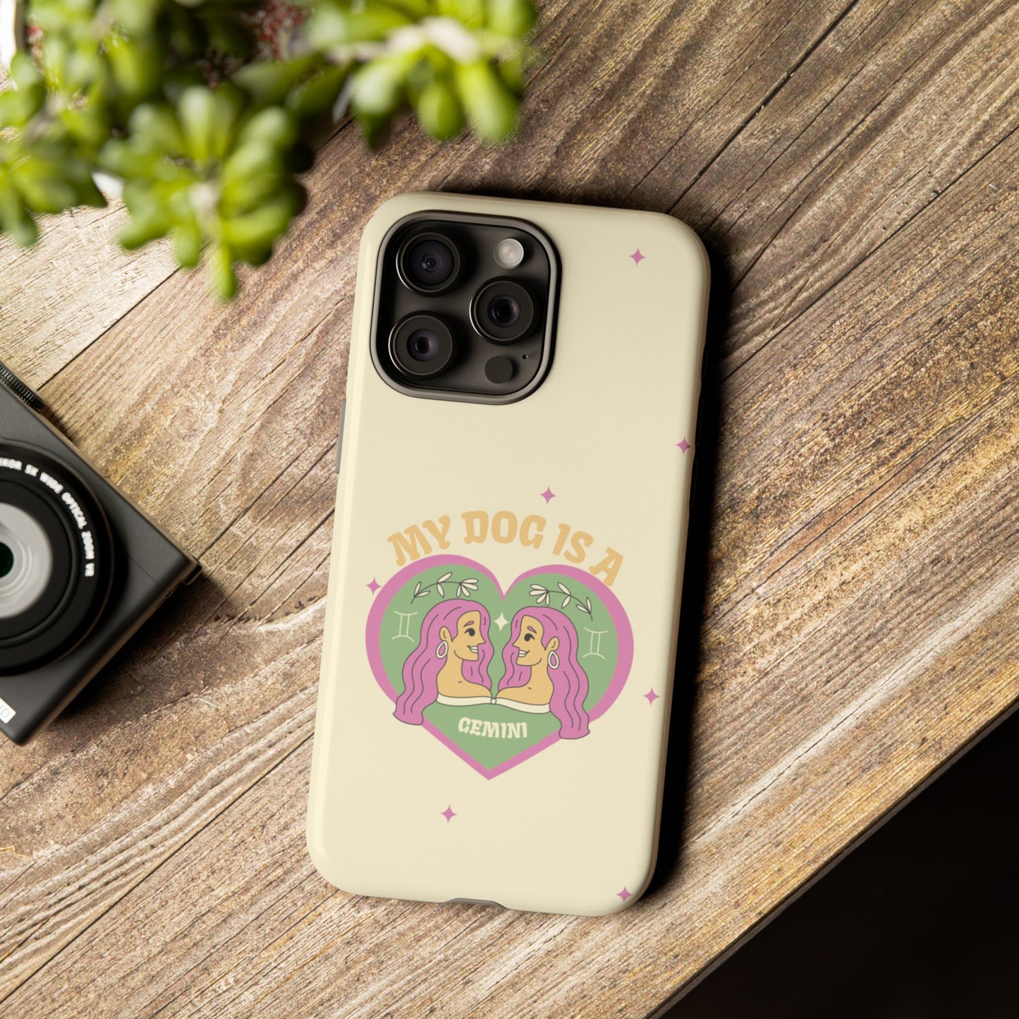 My Dog is a Gemini Phone Case