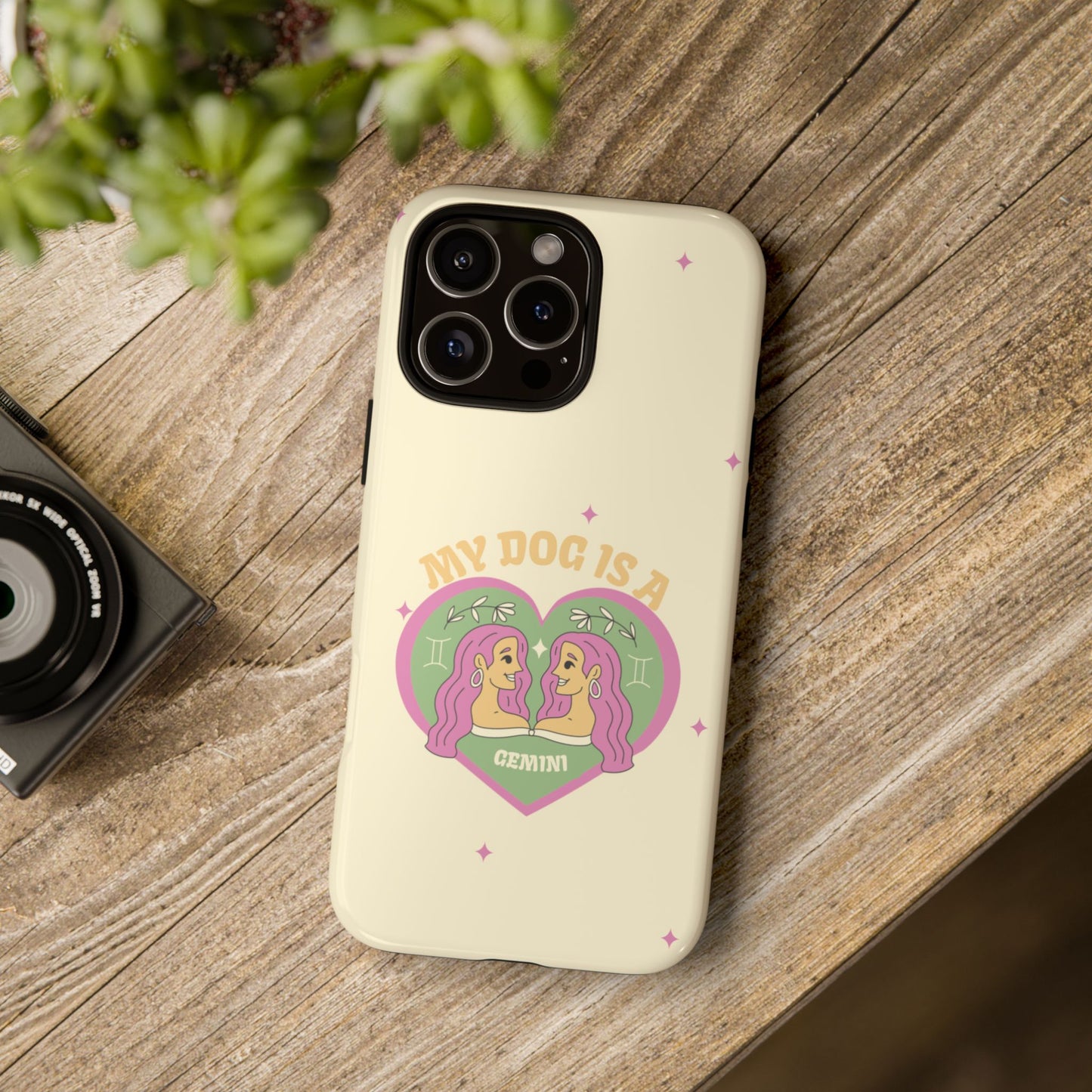My Dog is a Gemini Phone Case