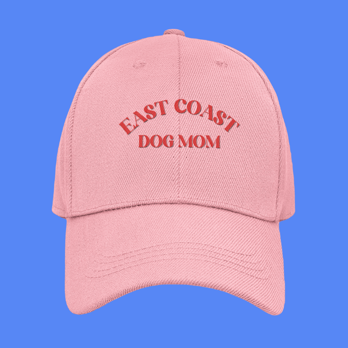 Embroidered East Coast Dog Mom Hat