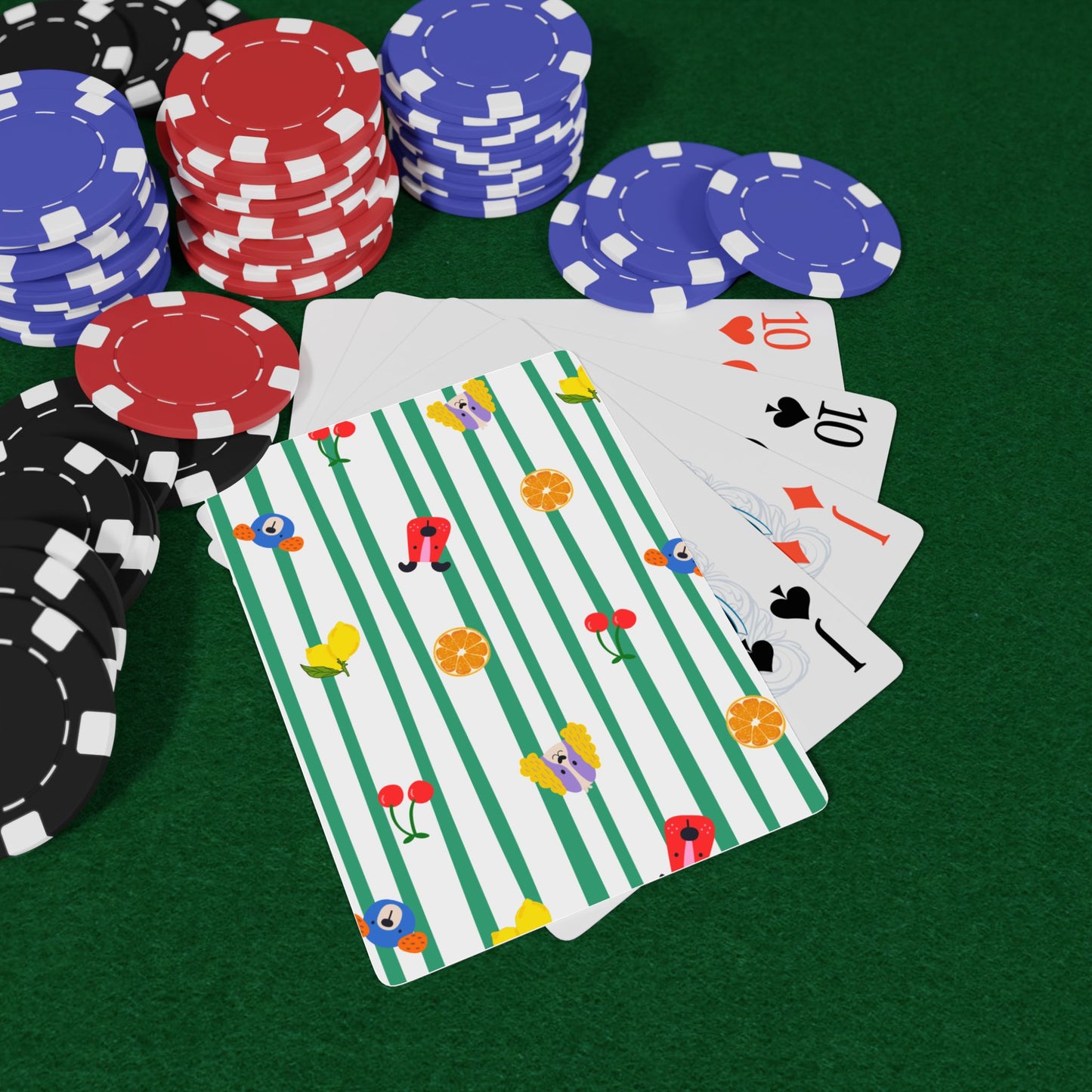Fun & Artistic Poker Playing Cards - Unique Design for Game Nights