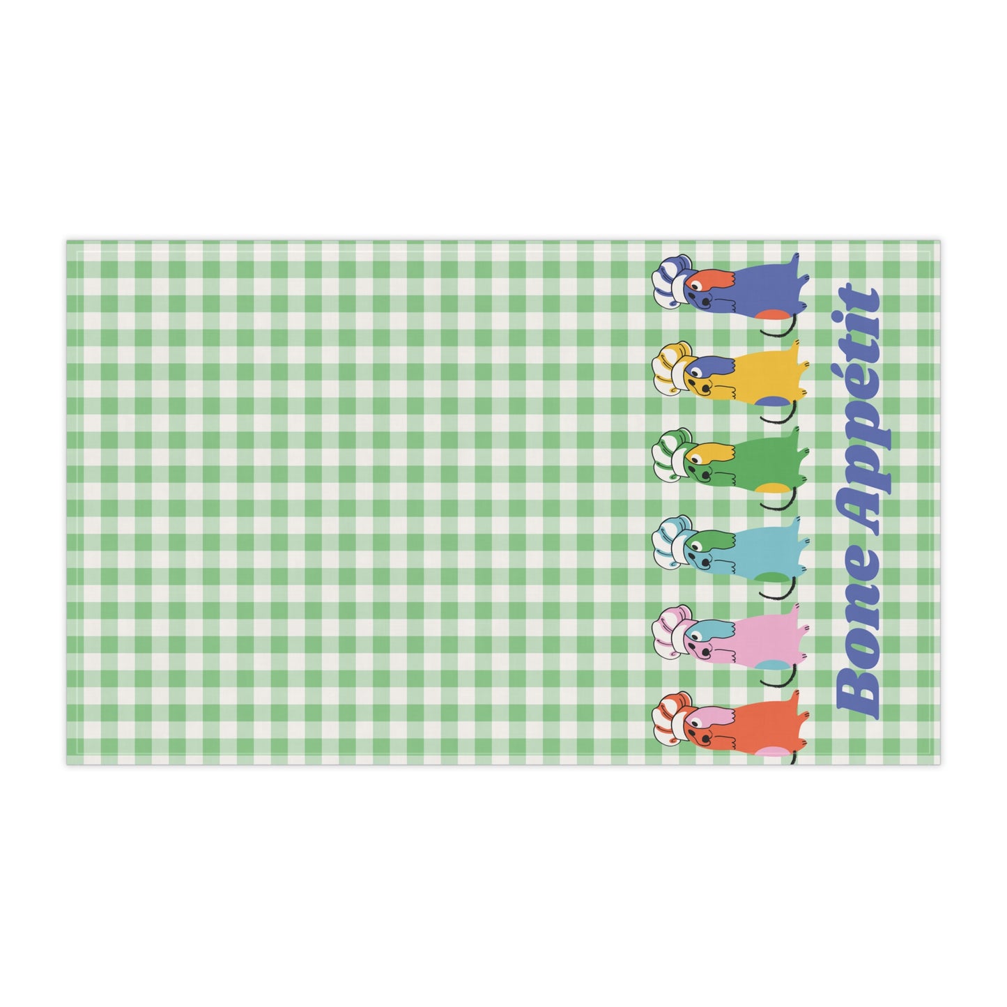 Gingham Bone Appetit Dish Towel