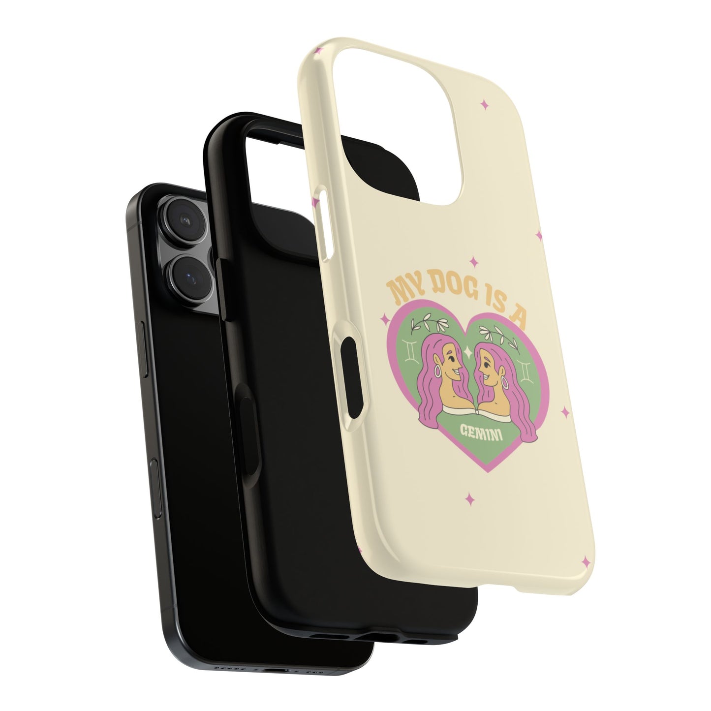 My Dog is a Gemini Phone Case