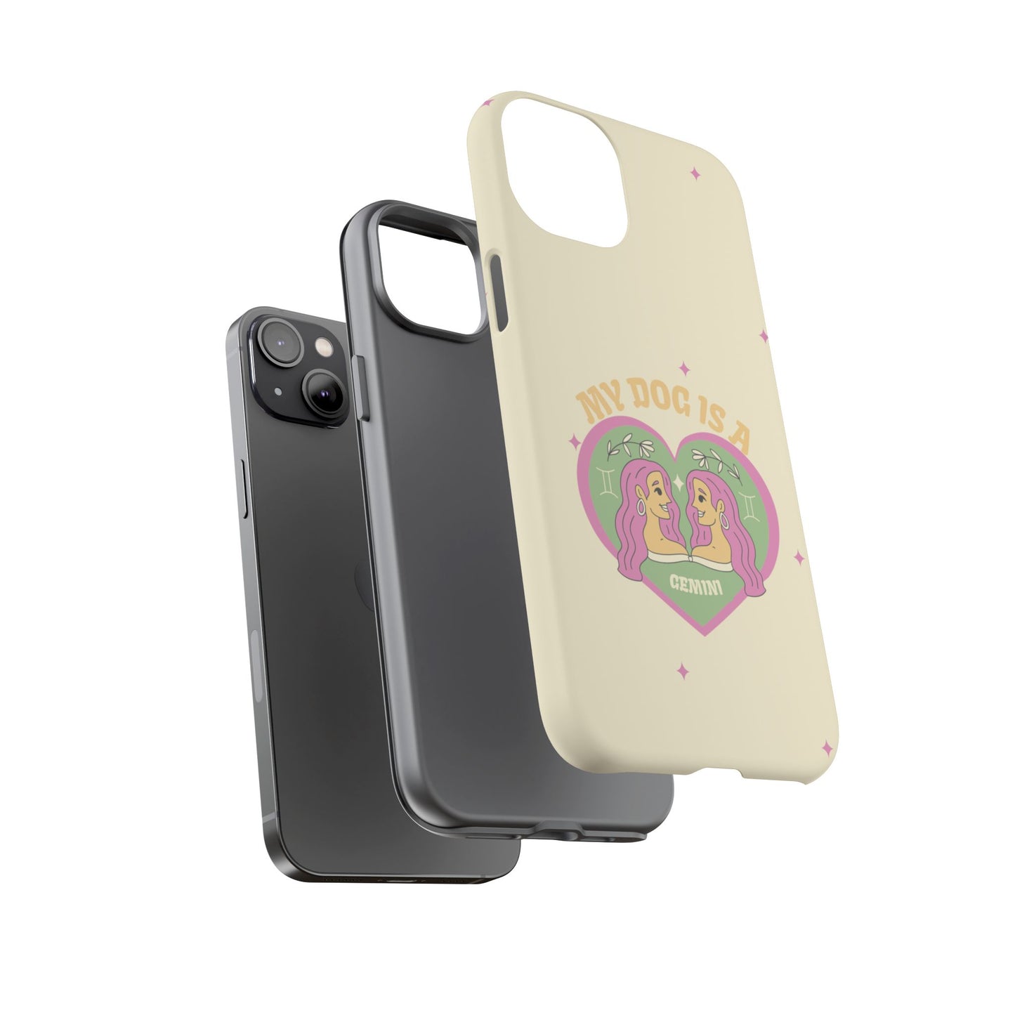 My Dog is a Gemini Phone Case