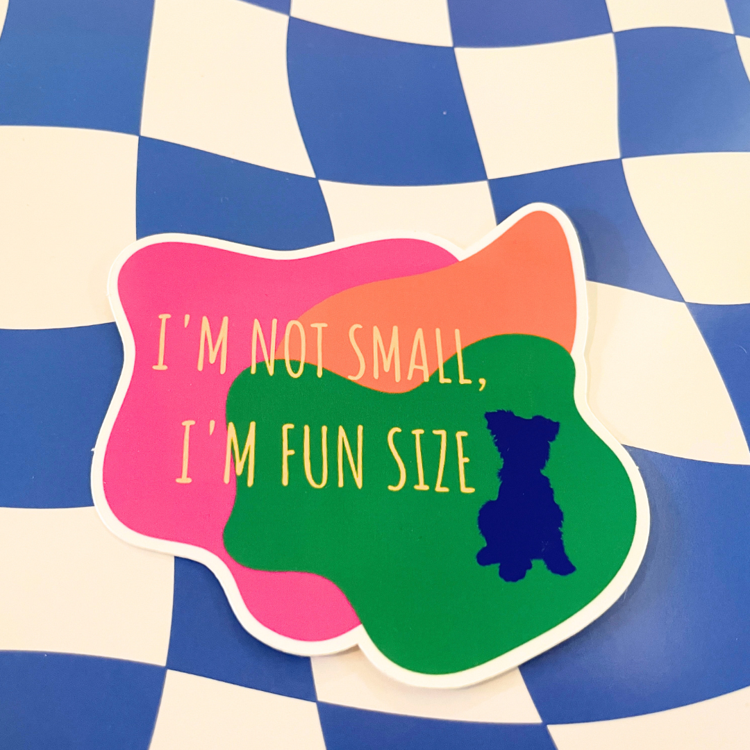 I'M FUN SIZE STICKER