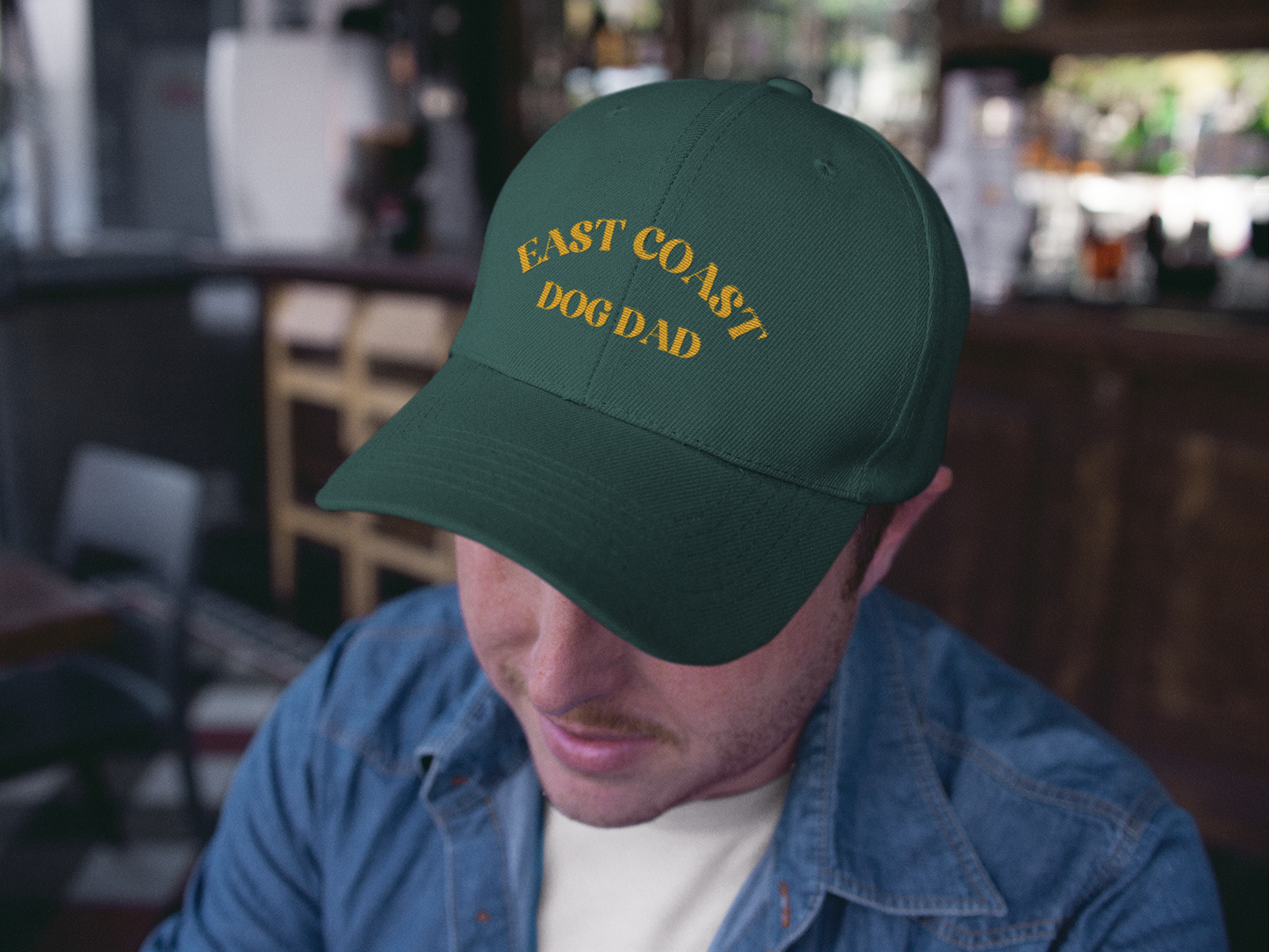 Embroidered East Coast Dog Dad Hat