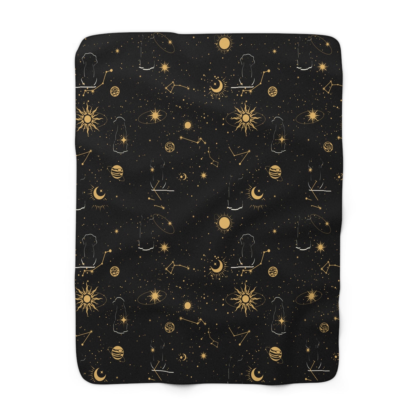 Celestial Sherpa Fleece Blanket