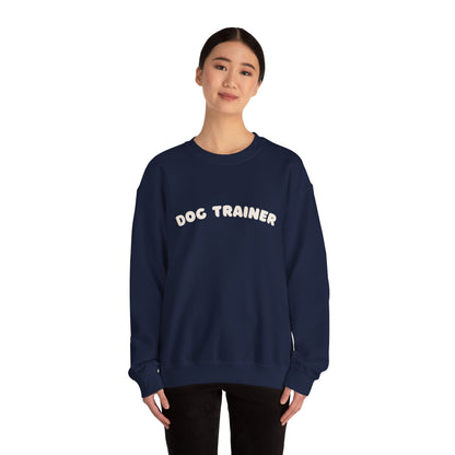 Dog Trainer Crewneck Sweatshirt | White text