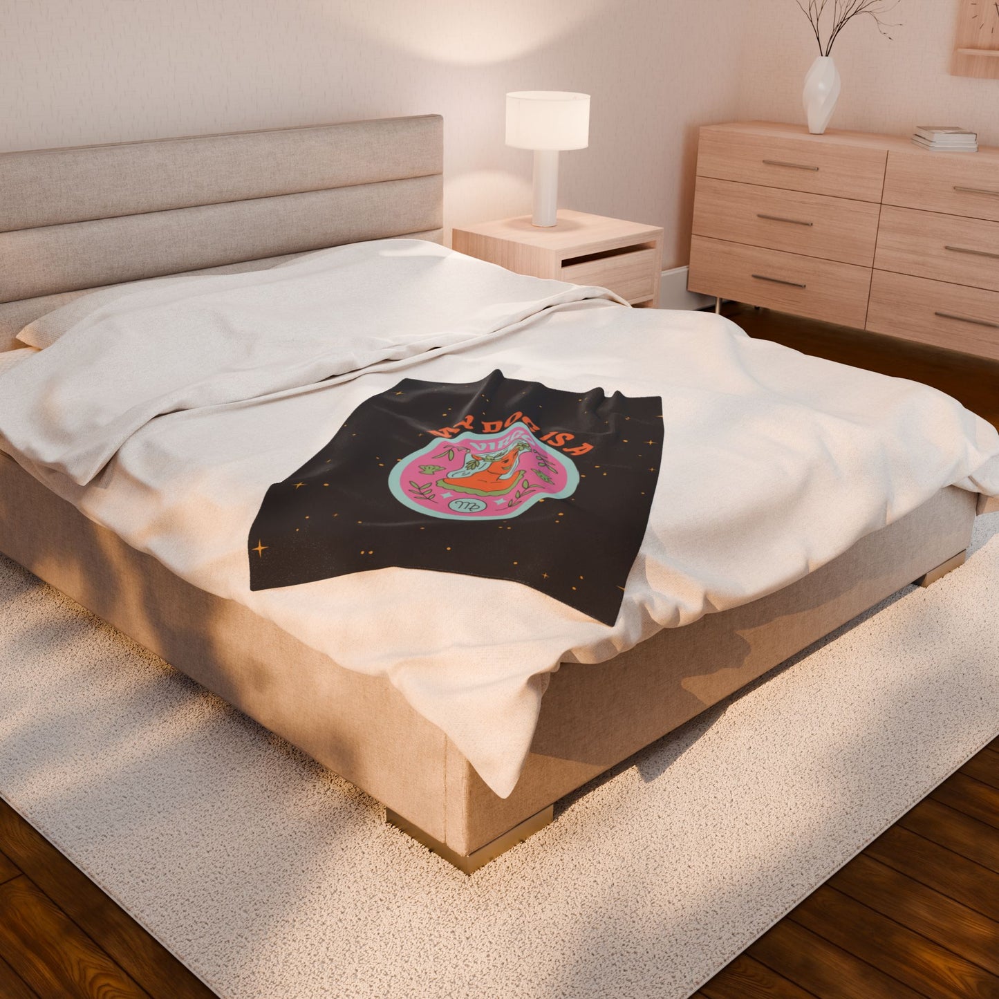 My Dog is a Virgo Plush Blanket