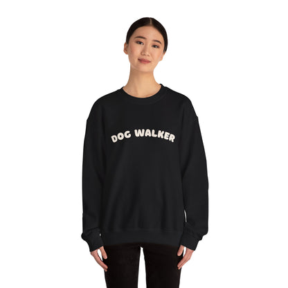 Dog Walker Crewneck Sweatshirt | white text