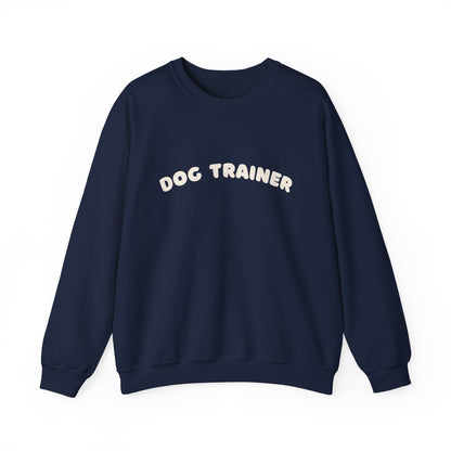 Dog Trainer Crewneck Sweatshirt | White text