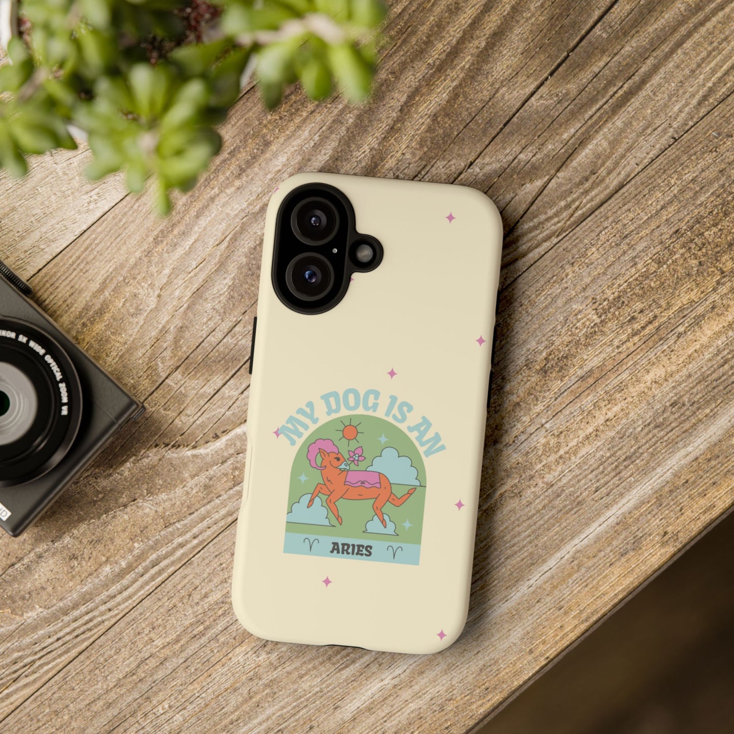 My Dog is an Aries Phone Case