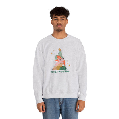 Christmas Sweatshirt with Dogs