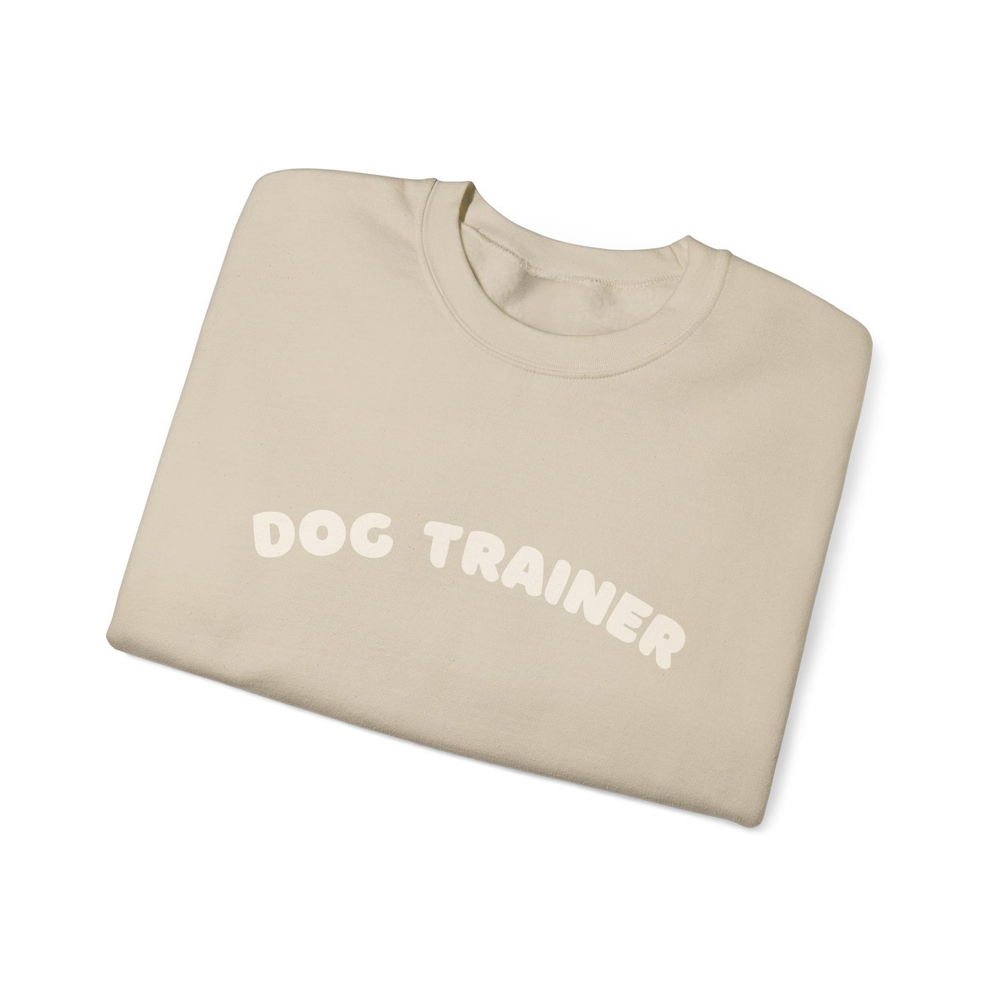 Dog Trainer Crewneck Sweatshirt | White text