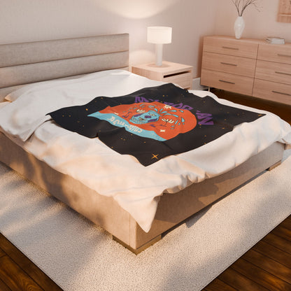 My Dog is an Aquarius Plush Blanket