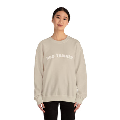 Dog Trainer Crewneck Sweatshirt | White text