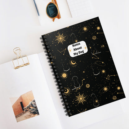 Celestial Notes About My Dog Notebook