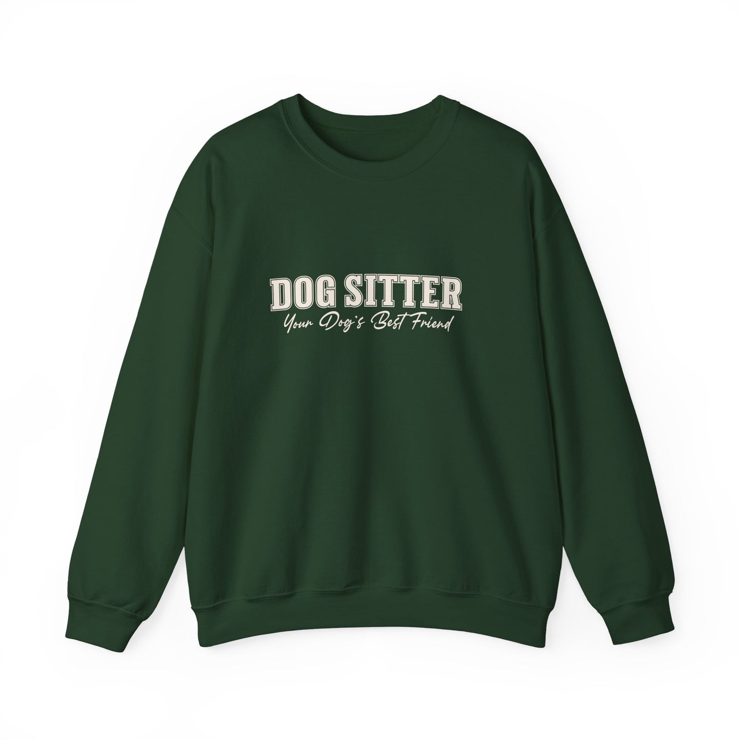 Dog Sitter Crewneck Sweatshirt – "Dog Sitter: Your Dog's Best Friend" Cozy Pet Lover Gift