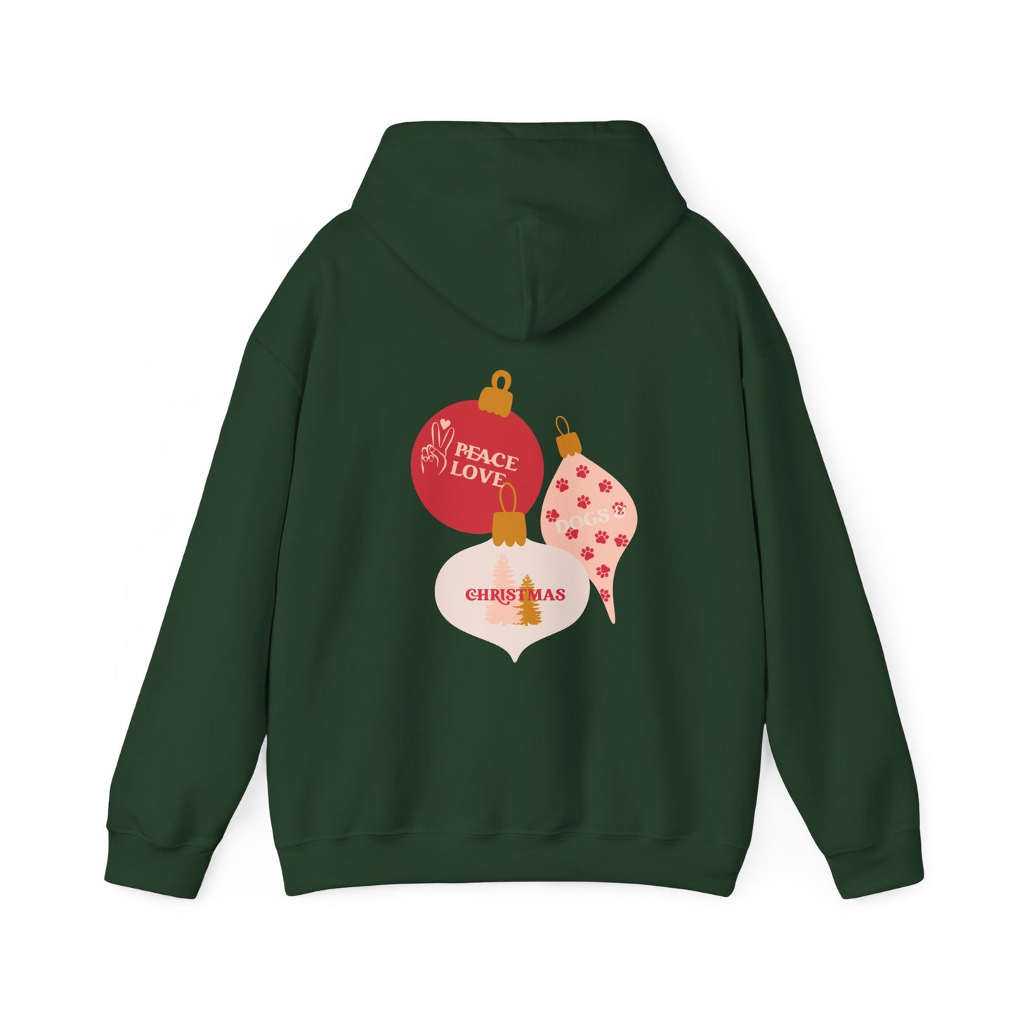 Ornament Hoodie, Ornament Christmas Sweatshirt, Ornament Sweatshirt, Peace Love Dogs, Love Dogs, Dog Mom Gift, Dog Person, Dog Mom Gifts