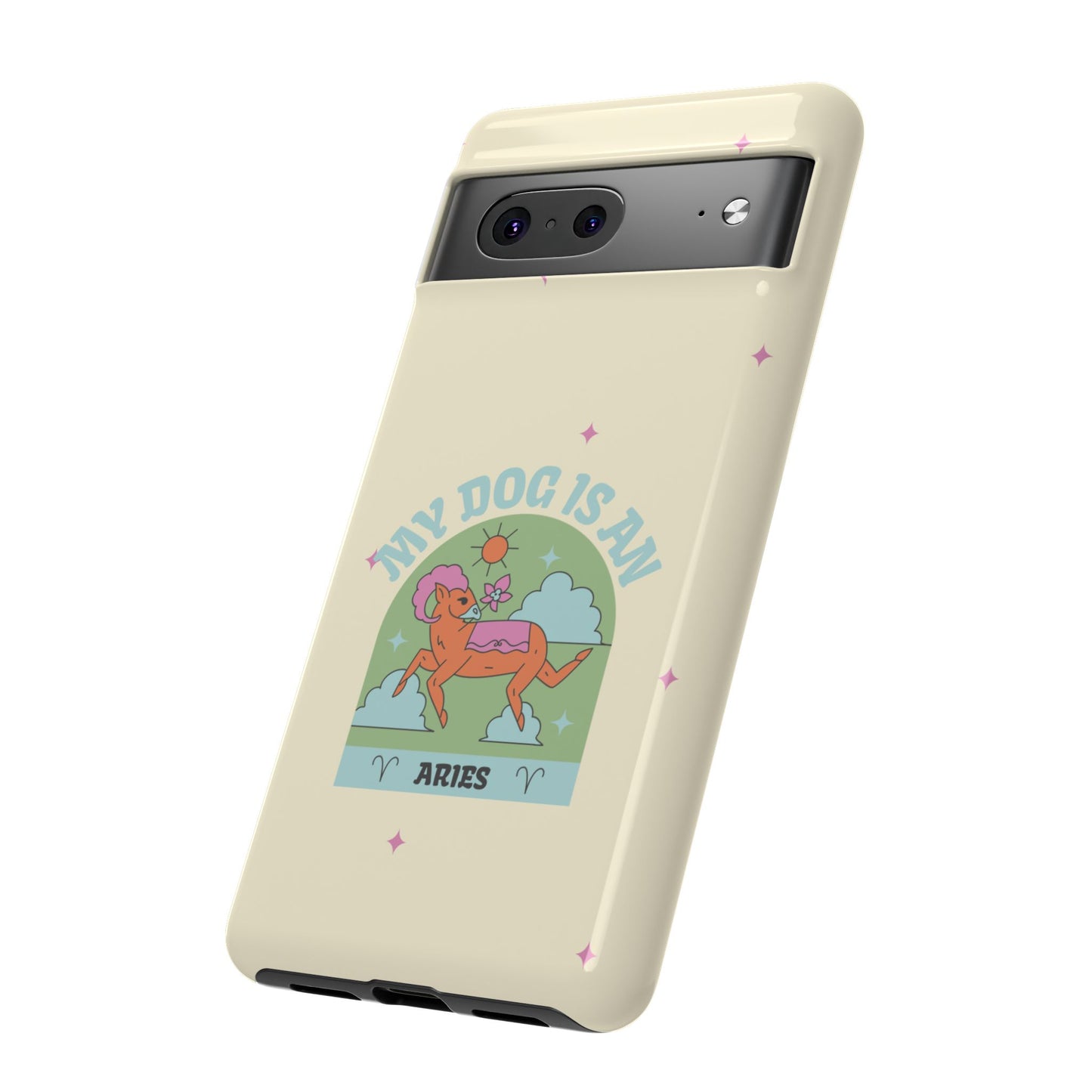 My Dog is an Aries Phone Case