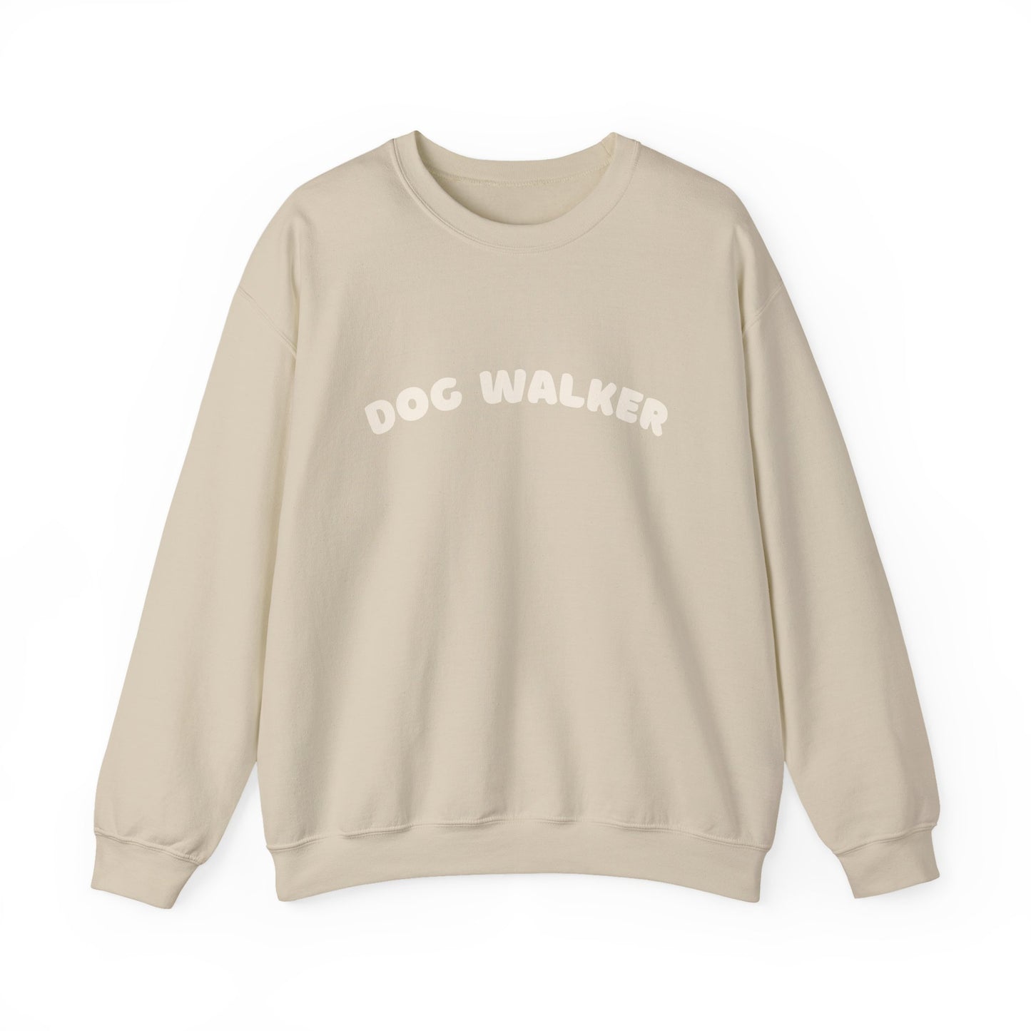 Dog Walker Crewneck Sweatshirt | white text
