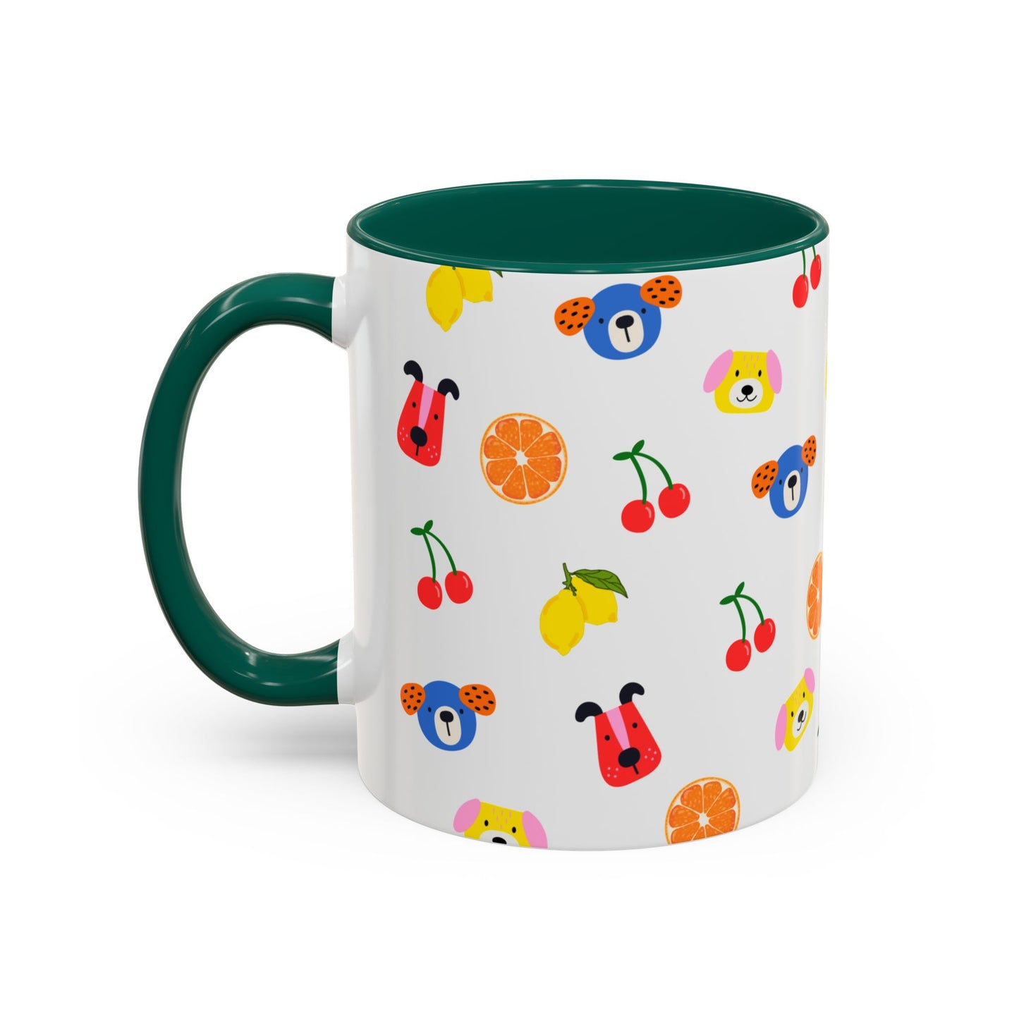 Fruit & Pup Mug – 11oz 🍓🐶☕