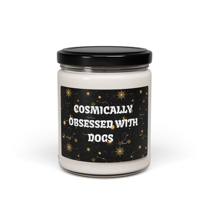 Cosmically Obsessed with Dogs Candle
