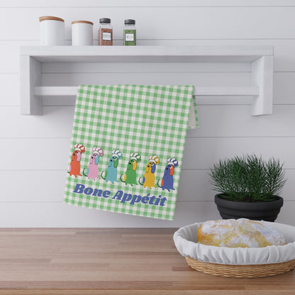 Gingham Bone Appetit Dish Towel