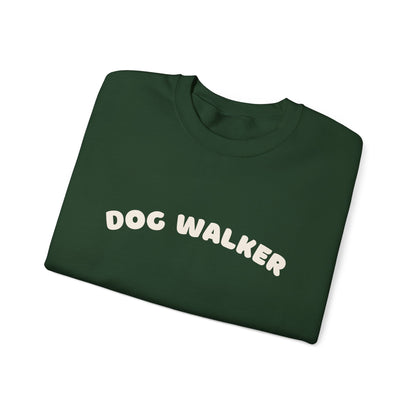 Dog Walker Crewneck Sweatshirt | white text