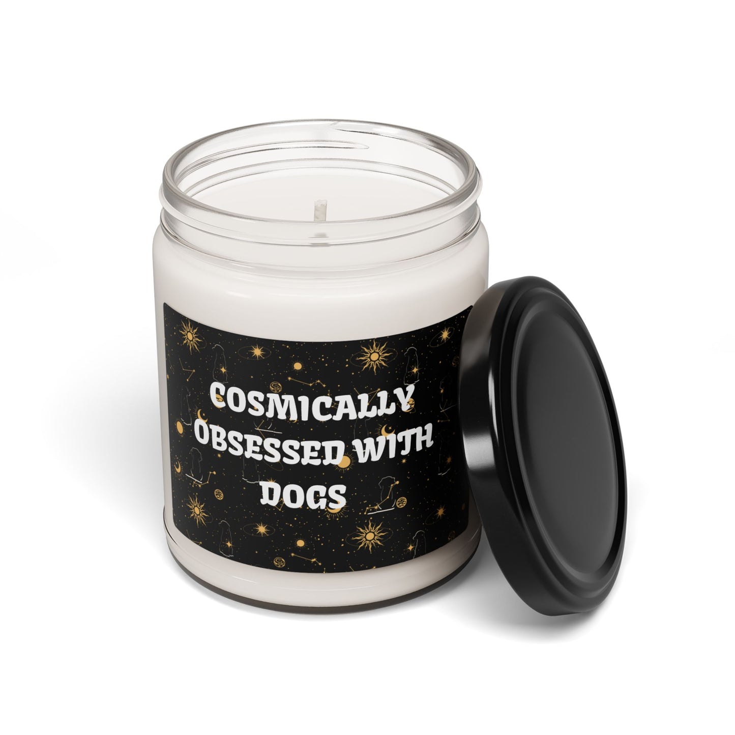 Cosmically Obsessed with Dogs Candle