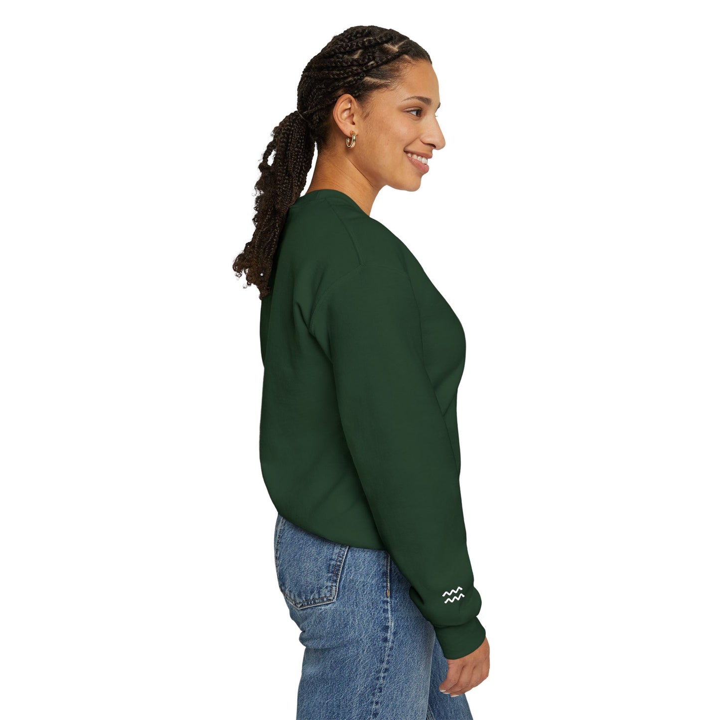 My Dog is an Aquarius Embroidered Sweatshirt