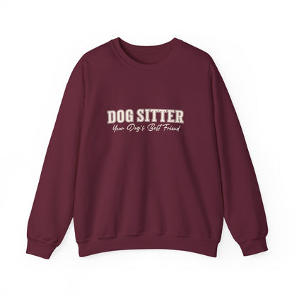 Dog Sitter Crewneck Sweatshirt – "Dog Sitter: Your Dog's Best Friend" Cozy Pet Lover Gift