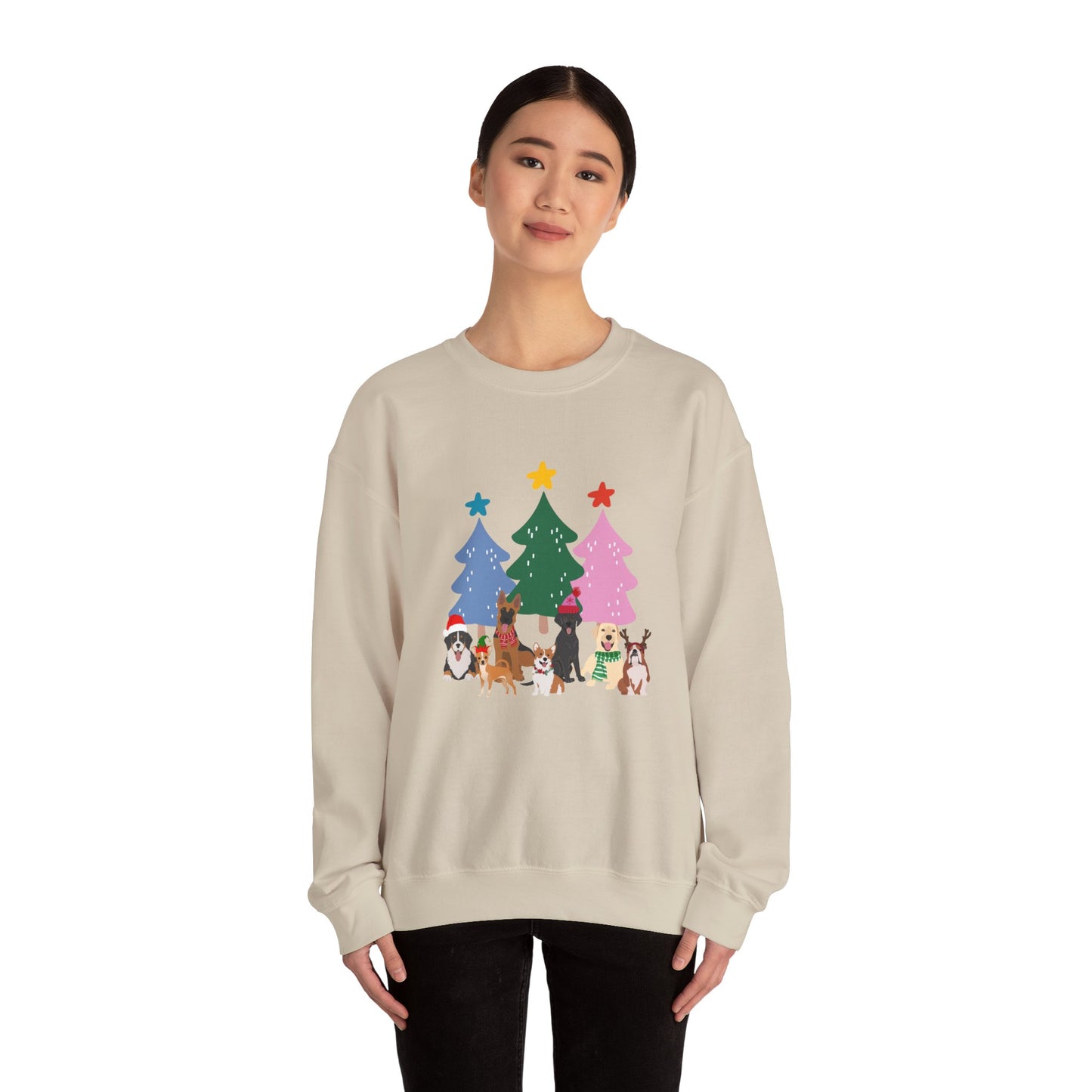 Dog Mom Christmas Sweatshirt