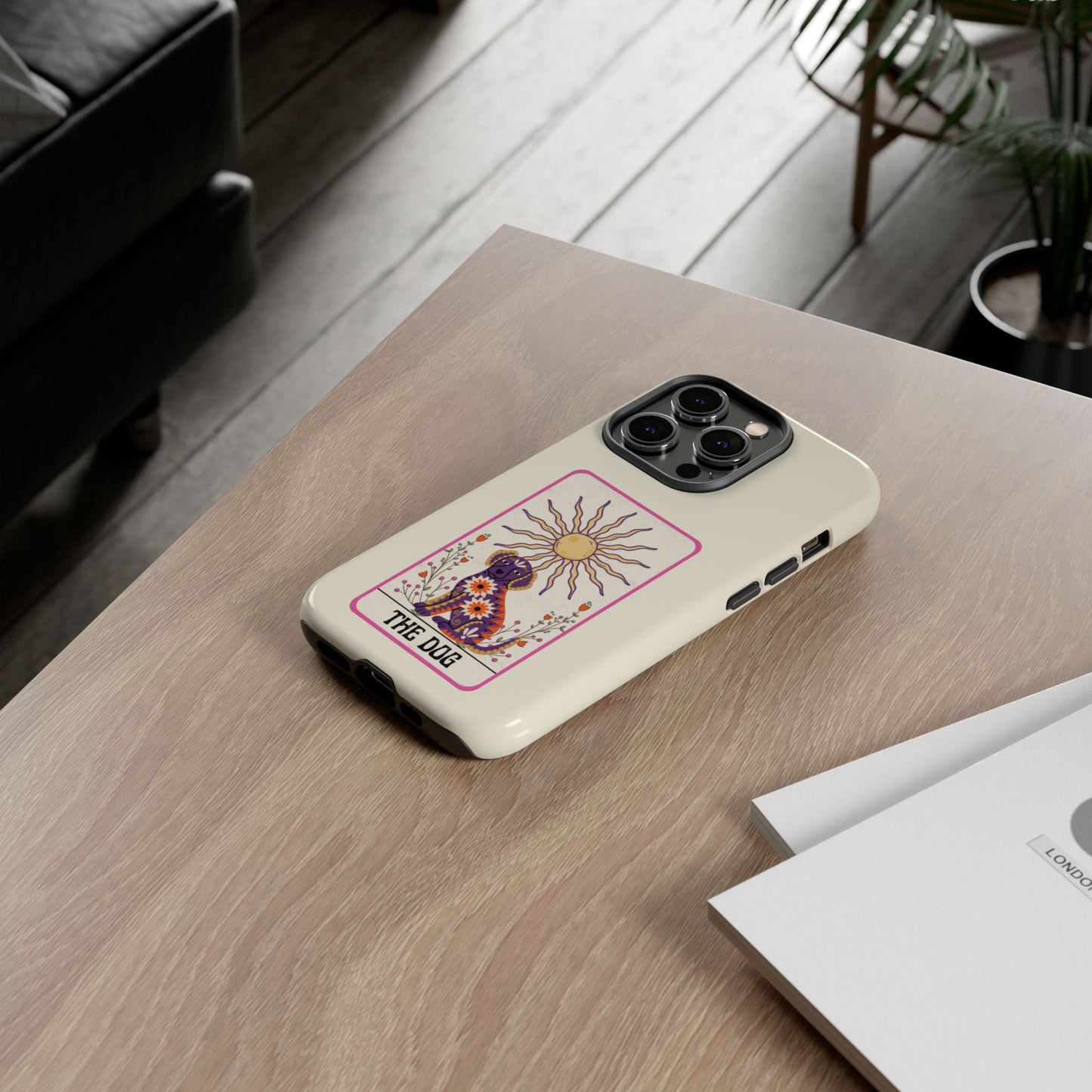 The Dog Tarot Card Phone Case