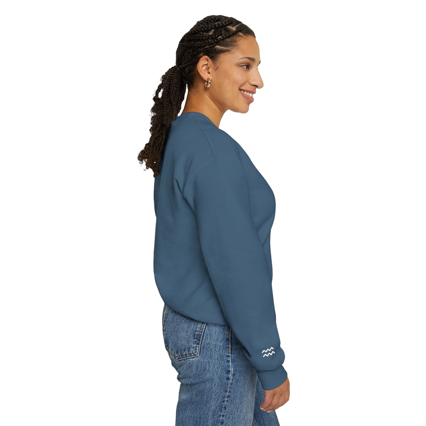 My Dog is an Aquarius Embroidered Sweatshirt