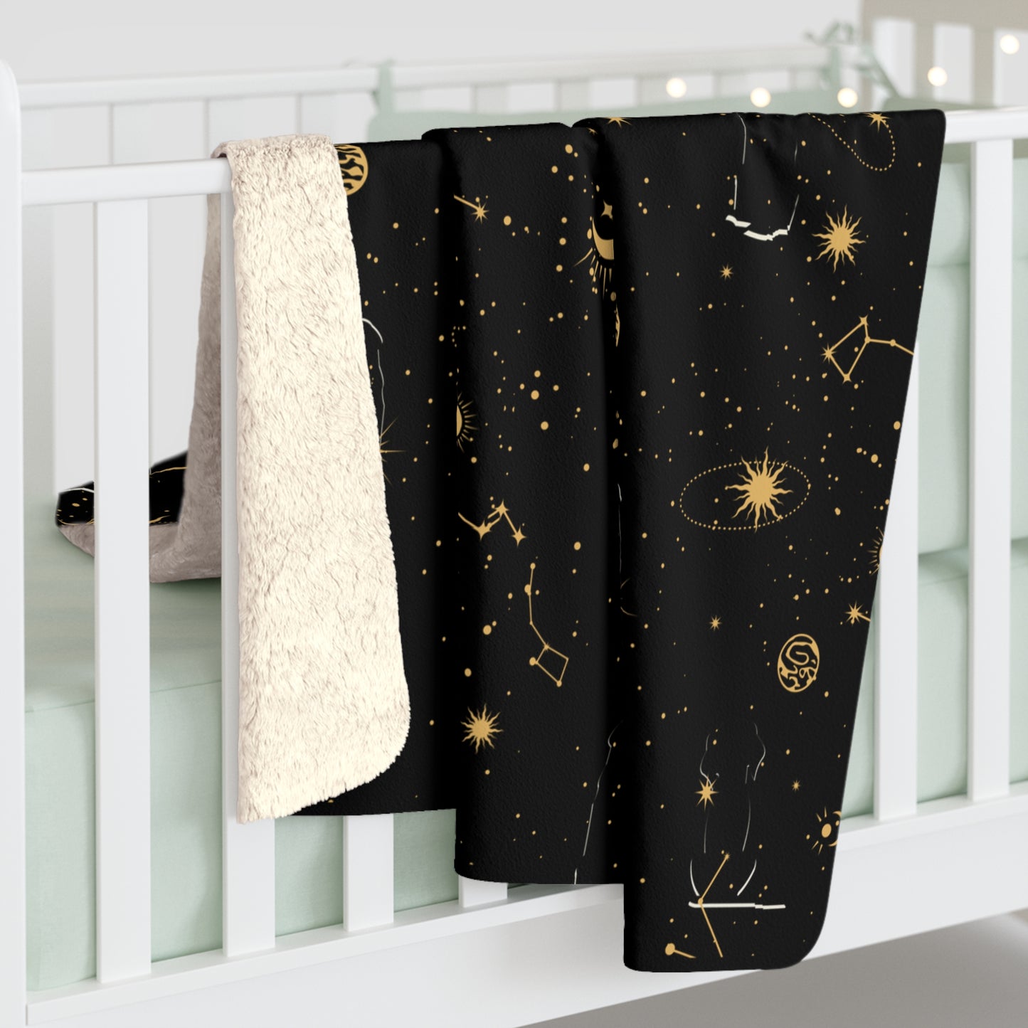 Celestial Sherpa Fleece Blanket