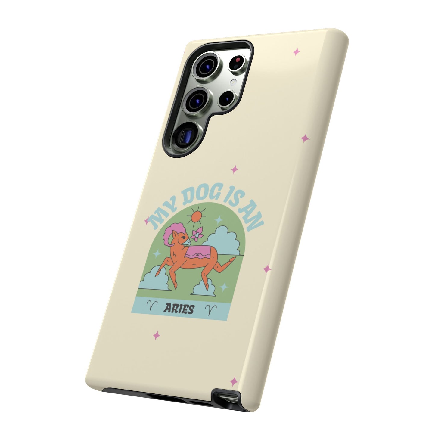 My Dog is an Aries Phone Case
