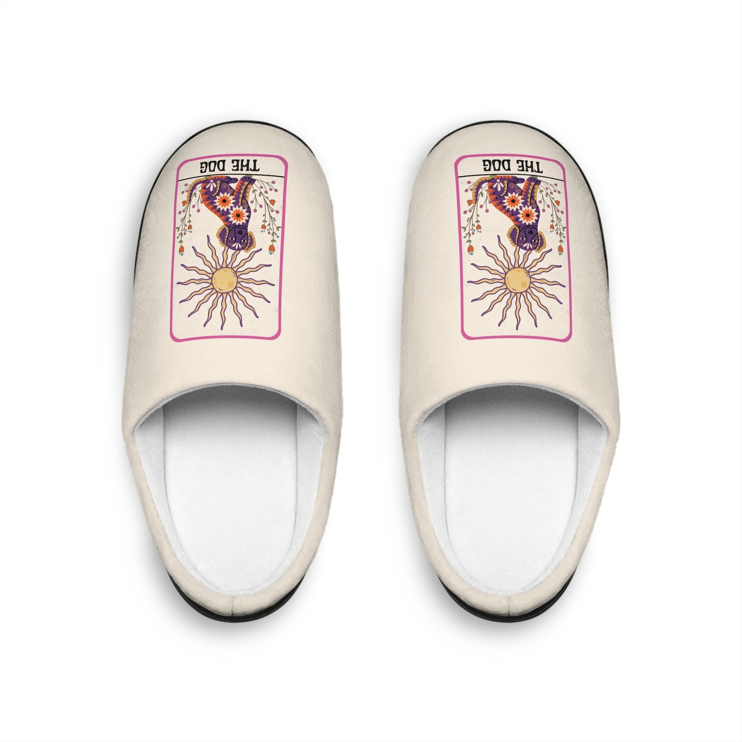 The Dog Tarot Card Slippers