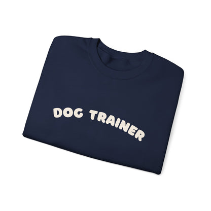 Dog Trainer Crewneck Sweatshirt | White text