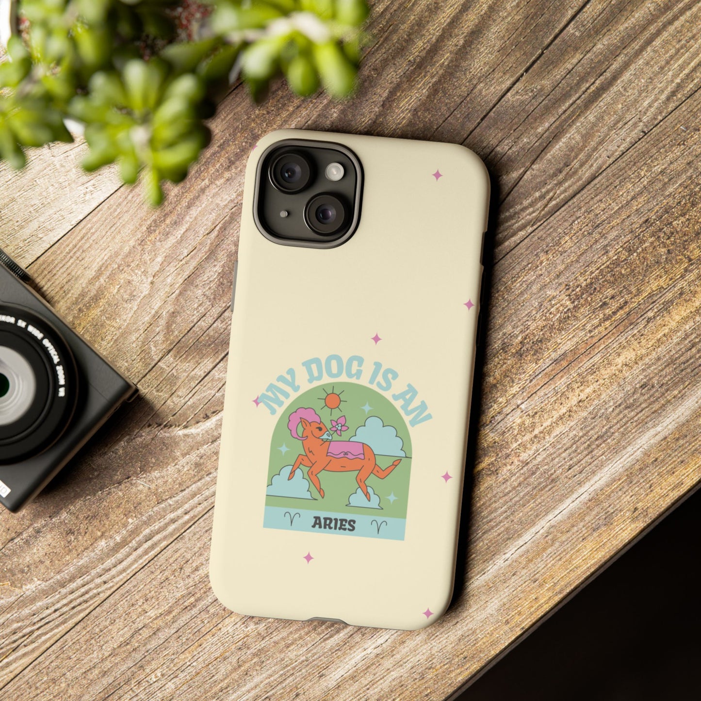 My Dog is an Aries Phone Case