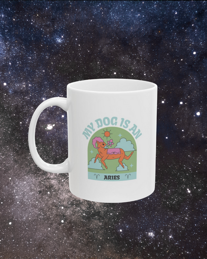 My Dog is an Aries Mug
