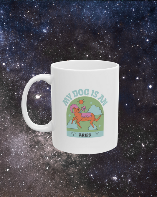 My Dog is an Aries Mug
