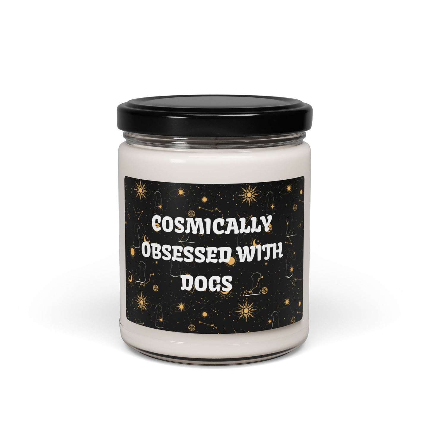 Cosmically Obsessed with Dogs Candle