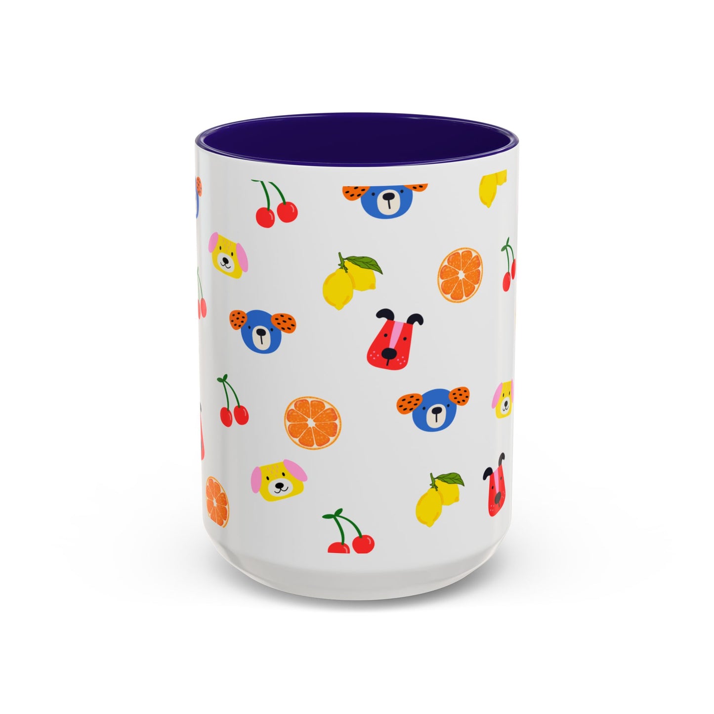 Fruit & Pup Mug – 11oz 🍓🐶☕