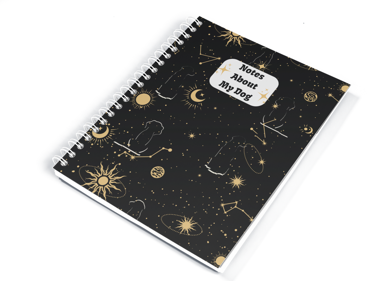 Celestial Notes About My Dog Notebook
