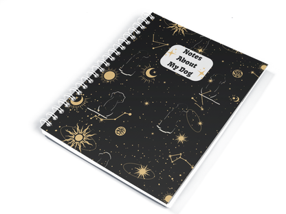 Celestial Notes About My Dog Notebook