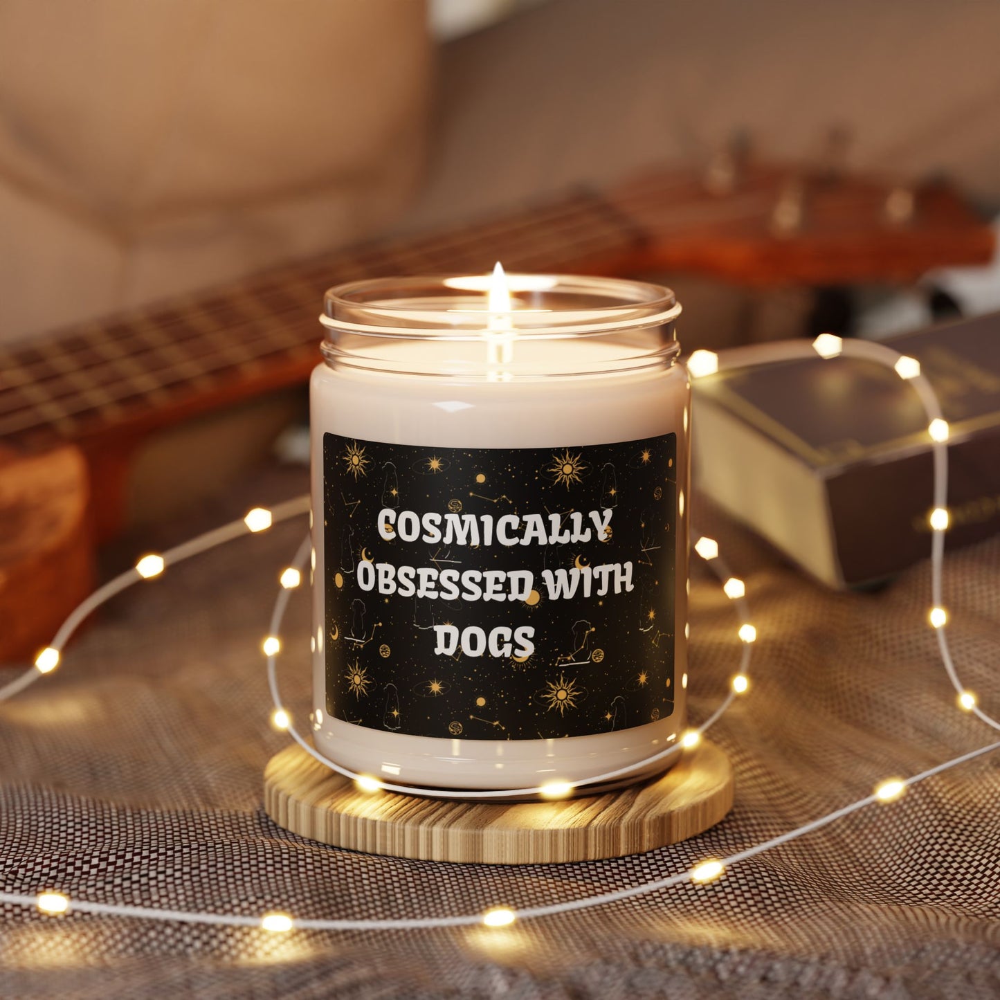 Cosmically Obsessed with Dogs Candle