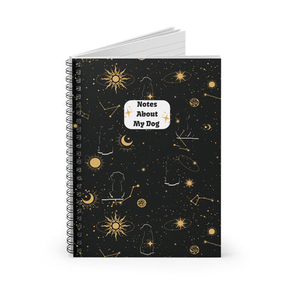 Celestial Notes About My Dog Notebook