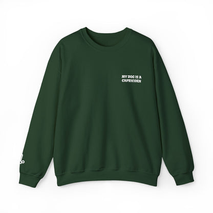 My Dog is a Capricorn Embroidered Sweatshirt