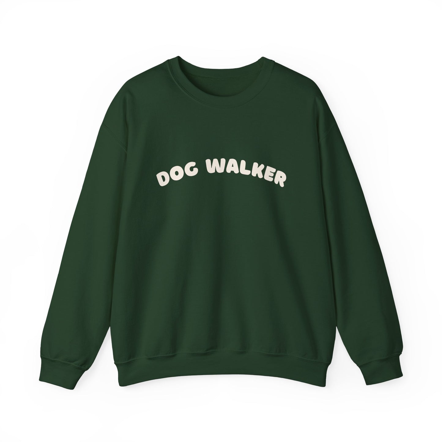 Dog Walker Crewneck Sweatshirt | white text