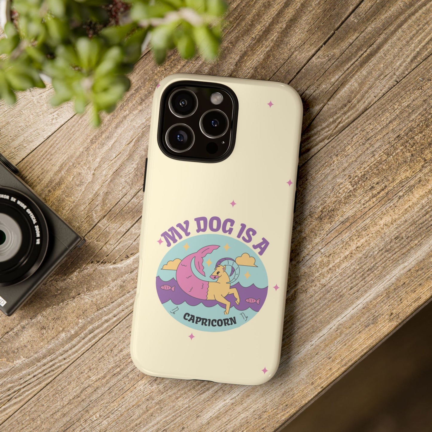 My Dog is a Capricorn Phone Case
